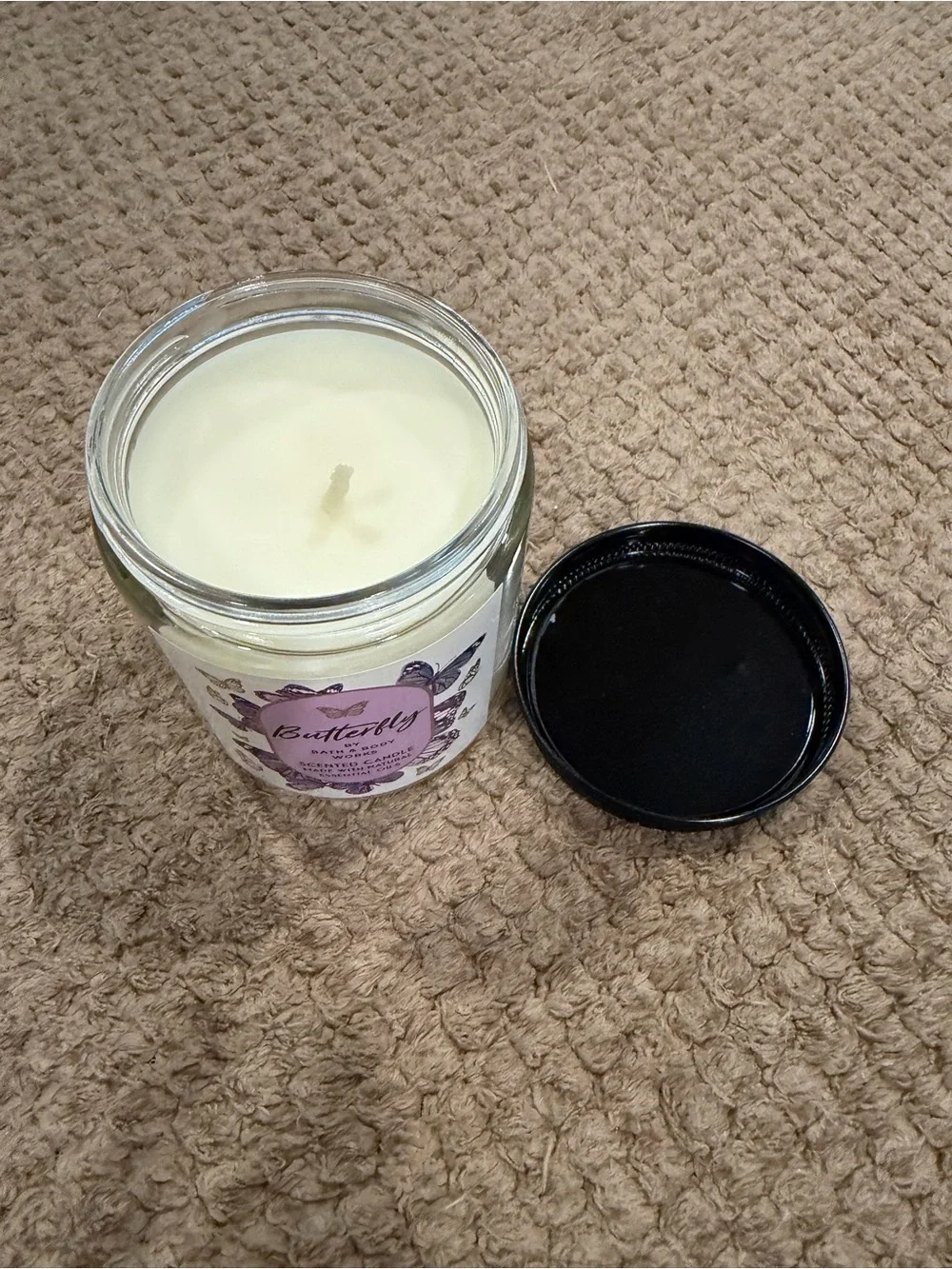 Bath & Body Works Butterfly Scented Single Wick Candle